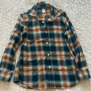 Gap kids flannel shirt